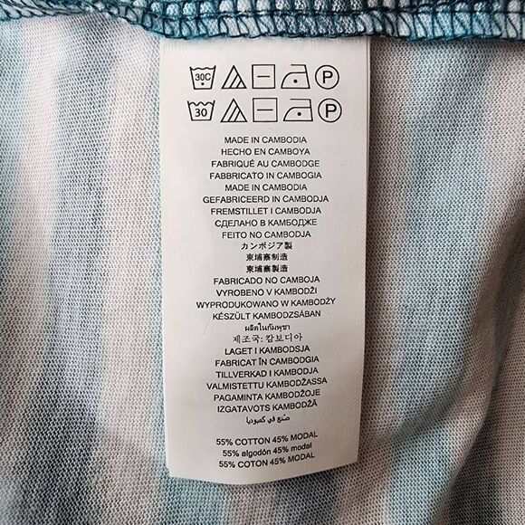 Michael Kors Teal Ikat Sleeveless Mini Dress - Picture 12 of 12